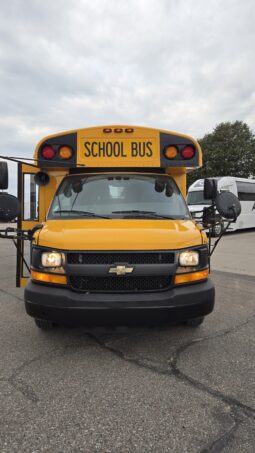 2016 Chevy Express 12-14 Pass. Handi School Bus w/roof air! (LOW MILES) full