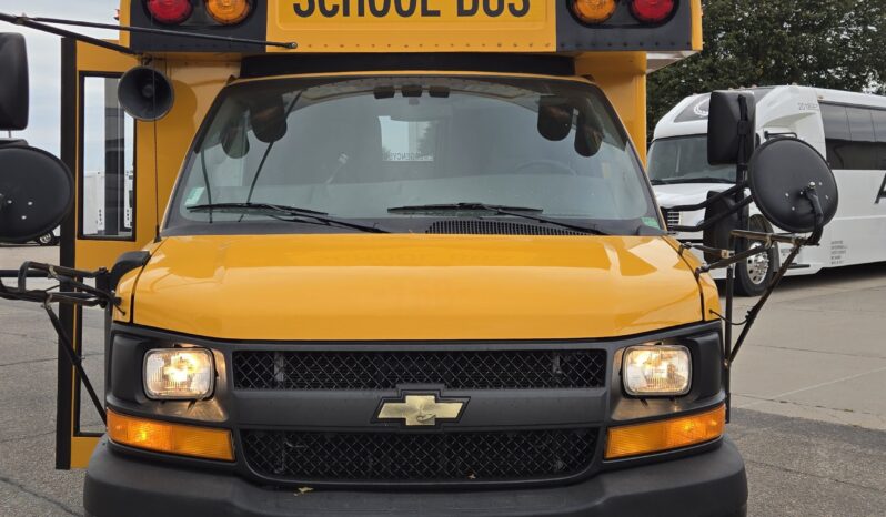 2016 Chevy Express 12-14 Pass. Handi School Bus w/roof air! (LOW MILES) full