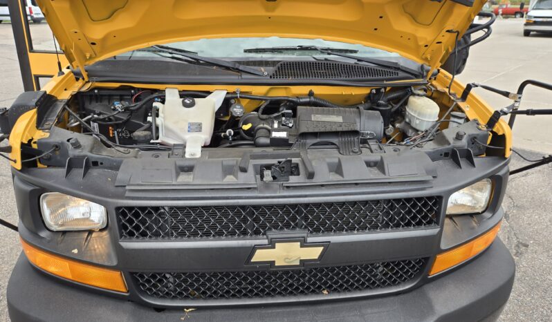 2016 Chevy Express 12-14 Pass. Handi School Bus w/roof air! (LOW MILES) full