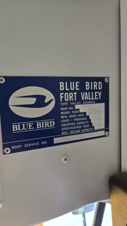 2023 Bluebird Vision School Bus W/Rear A/C- Low-Miles-71Capacity full