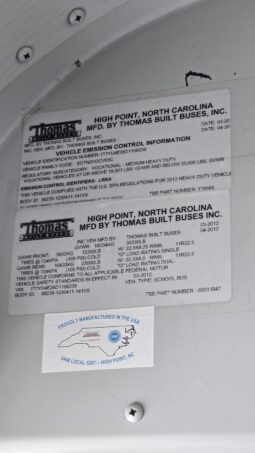 2013 Thomas Saf-T-Liner HDX 78-Passenger full