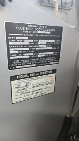 2000 Thomas Blue Bird Touring Coach 56 Passenger full