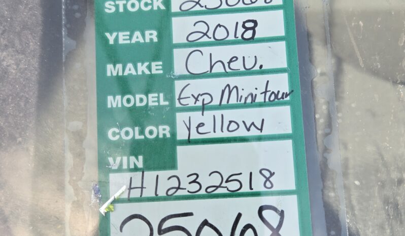 2018 Chevrolet Express Minitour Thomas (15pass) W/Air full