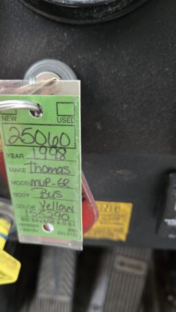 1998 Thomas MVP-ER W/activity seats & A/C (46cap) full