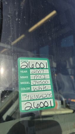 2007 MCI J4500 w/Detroit 54Pass full