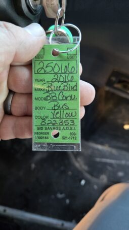 2016 Blue Bird BB Conv 53pass w/cruise 63Kmiles! full