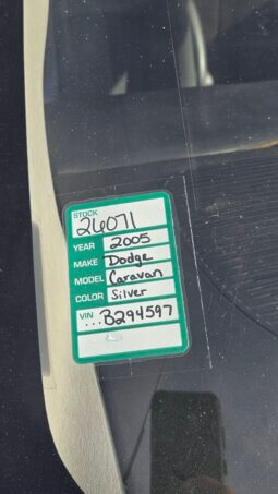 2005 Dodge Grand Caravan 8pass full