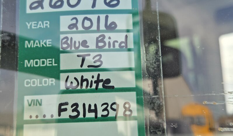 2016 Blue Bird All American T3 Activity BUS w/71Kmiles full