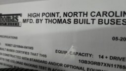 2022 Chevrolet Thomas Minotour (NON CDL) 14pass & Only 75Kmiles full