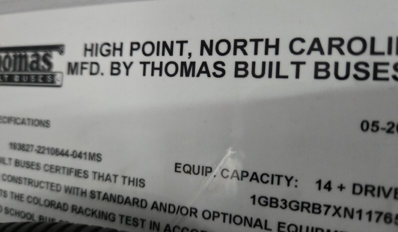 2022 Chevrolet Thomas Minotour (NON CDL) 14pass & Only 75Kmiles full